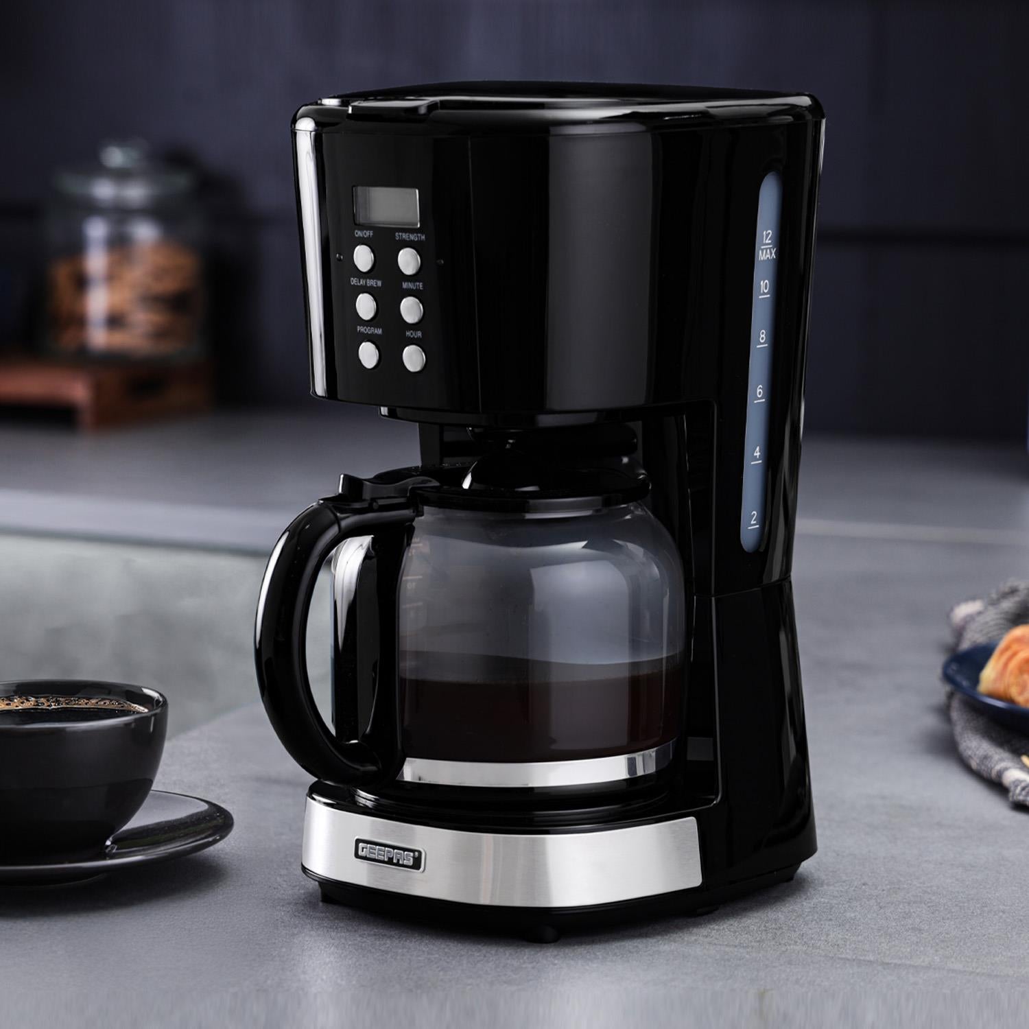 1.5L Multifunctional Digital Filter Coffee Maker Machine