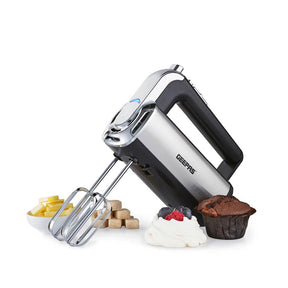5-Speed Black and Silver Electric Mixer and Whisk 400W