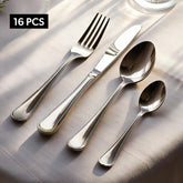 16-Piece Stainless Steel Cutlery Tableware Set