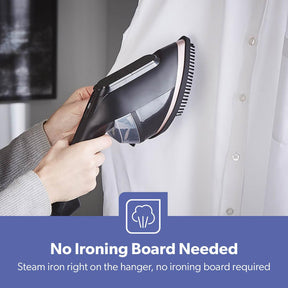 2-In-1 Handheld Wet and Dry Clothes Steamer 1950W
