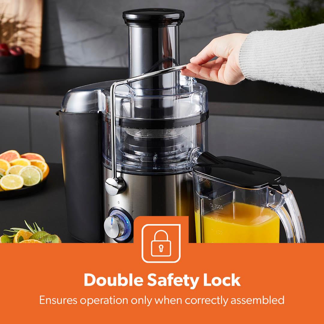 800W Centrifugal Juicer with 2-Speeds and Pulse Function