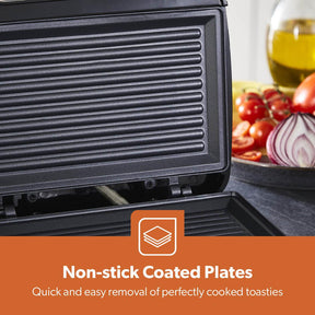 2-Slice Non-Stick Panini Sandwich Toasting Press & Grill