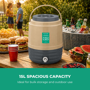 8L Insulated Ice Cooler & Drink Dispenser BPA Free