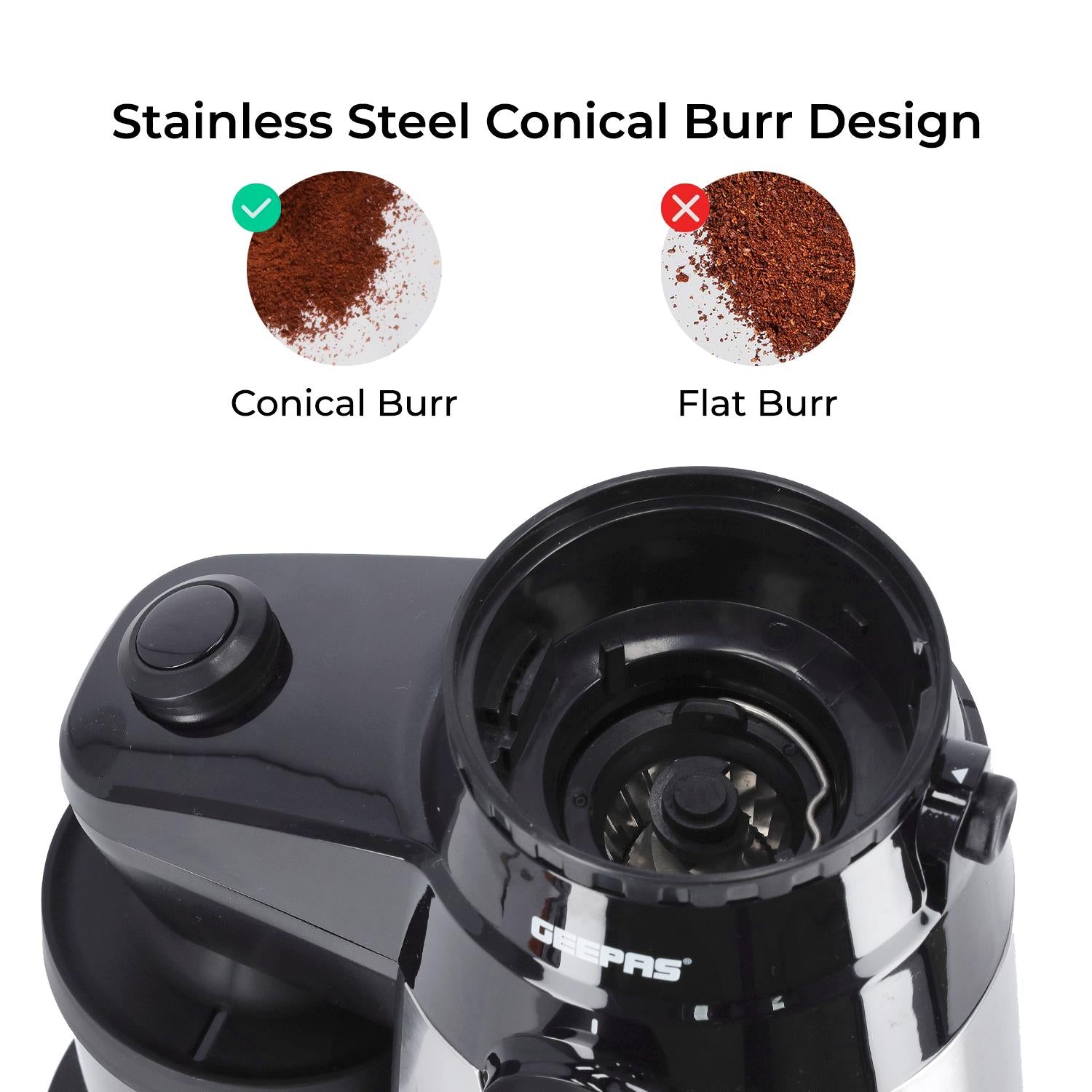 20-Bar Espresso Coffee Machine & Conical Burr Coffee Grinder Set