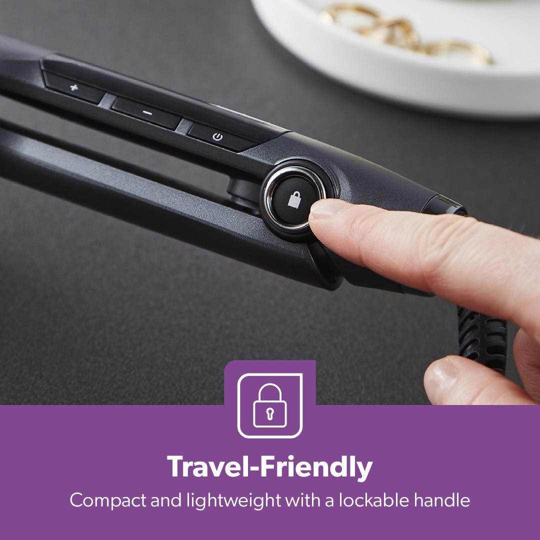 Thermo-Ceramic Floating Plates Digital LED Display Hair Straighteners