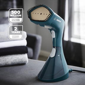 1960W Royal Green Handheld Fabric Garment Steamer