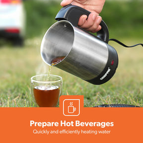 12V Stainless Steel Portable Car and Truck Kettle 500ml