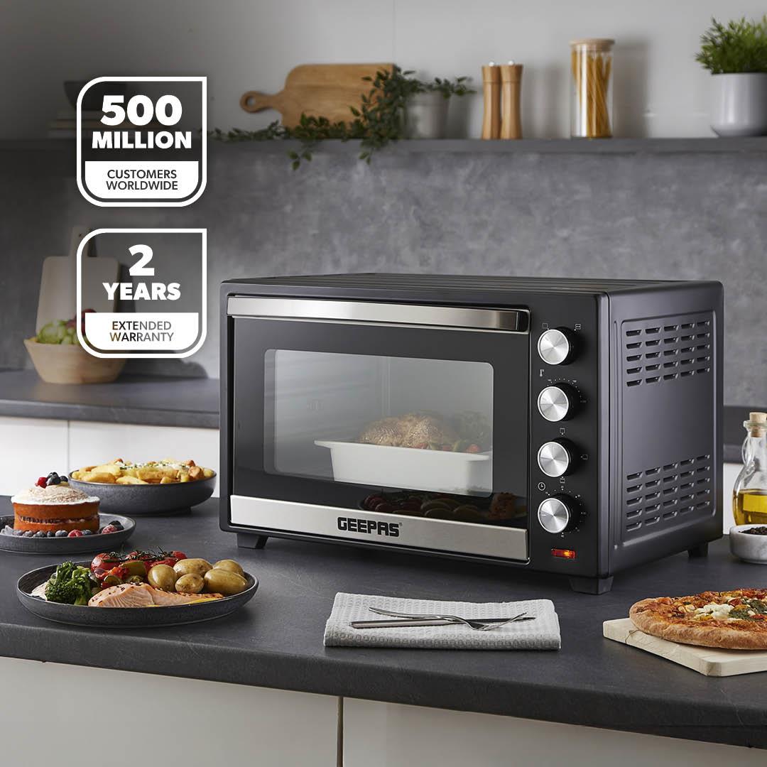 48L Portable Electric Mini Oven With Grill and Rotisserie