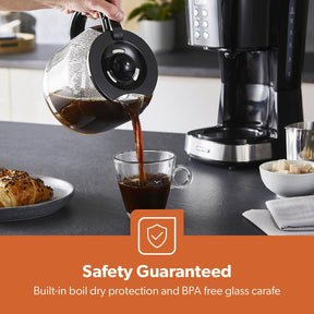 1.5L Filter Coffee Machine & 2-Slice Toaster Matching Set