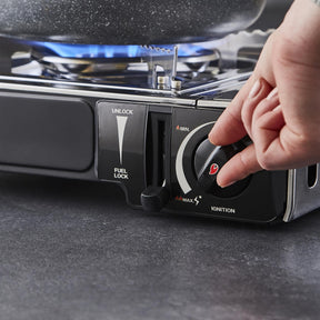 2-In-1 Single Camping Gas Stove With Carry Case