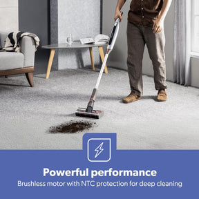 2-in-1 Cordless Upright Stick & Handheld Vacuum Cleaner