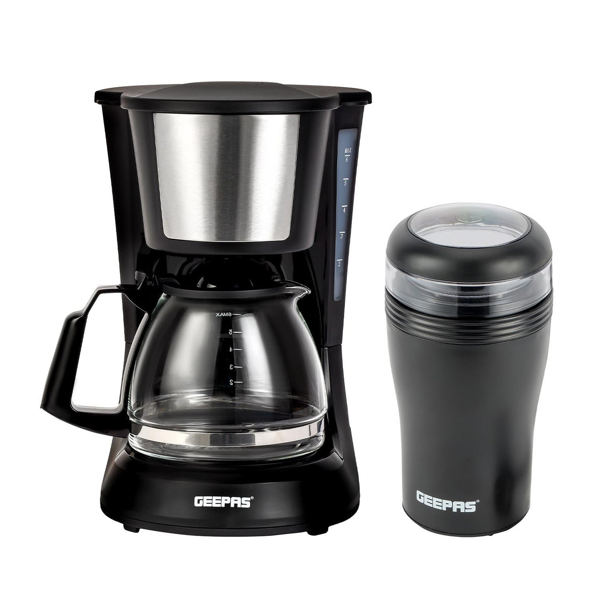 750ml Filter Coffee Maker Machine & 40g Coffee Grinder Set