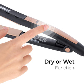 Ceramic Hair Straighteners With Adjustable Temperature and Swivel Cord