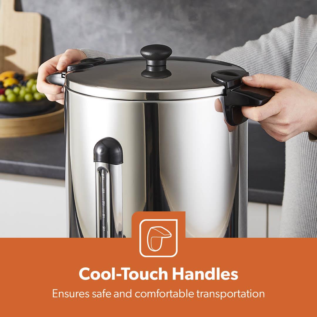 20L Stainless Steel Hot Water Boiler and Catering Urn (1650W)