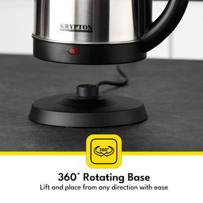 1.8L Stainless Steel Electric Kettle With Auto Shut-Off 1500W