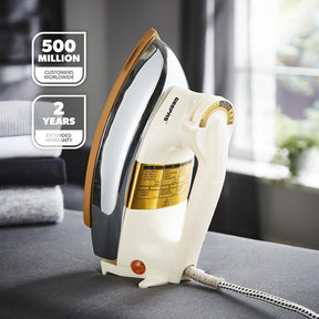 1200W Heavyweight Electric Dry Iron With Non-Stick Plate