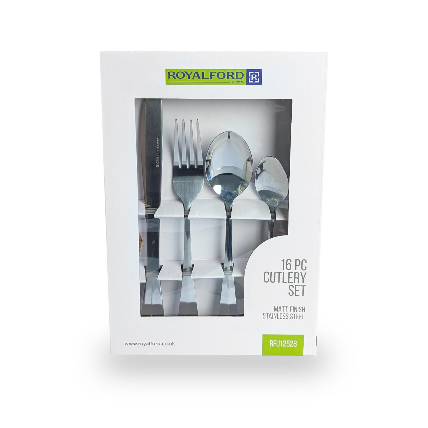 16-Piece Stainless Steel Cutlery Tableware Set