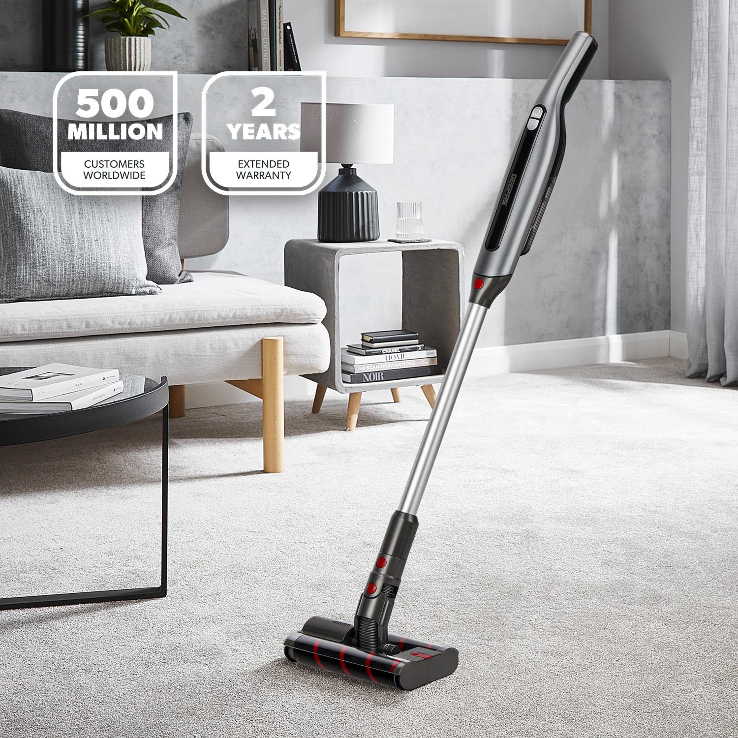 2-in-1 Cordless Upright Stick & Handheld Vacuum Cleaner