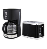 1.5L Filter Coffee Machine & 2-Slice Toaster Matching Set