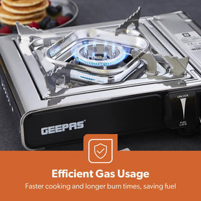 2-In-1 Single Camping Gas Stove With Carry Case