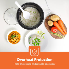 450W Rice Cooker With Steam Tray Keep Warm Function 1L