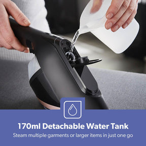 2-In-1 Handheld Wet and Dry Clothes Steamer 1950W