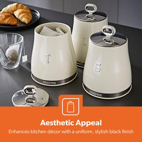 Retrovive Canisters Set Kitchen Storage Set, Tea Coffee Sugar Set of 3