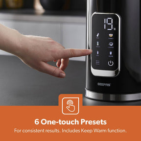 1.7L Digital Touchscreen Electric Kettle With Temperature Control
