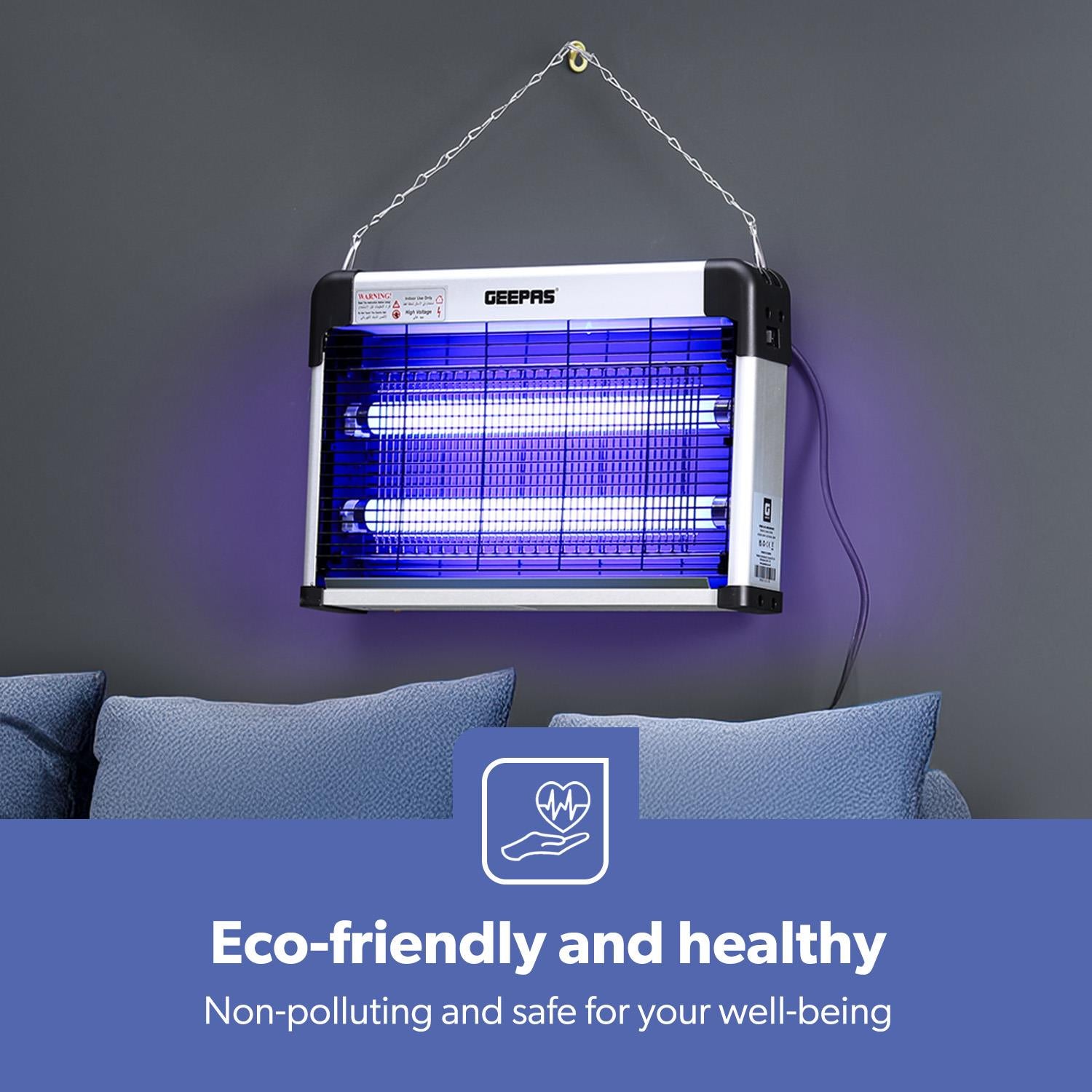 20W Powerful Indoor Fly Insect Zapper With UV Bulbs