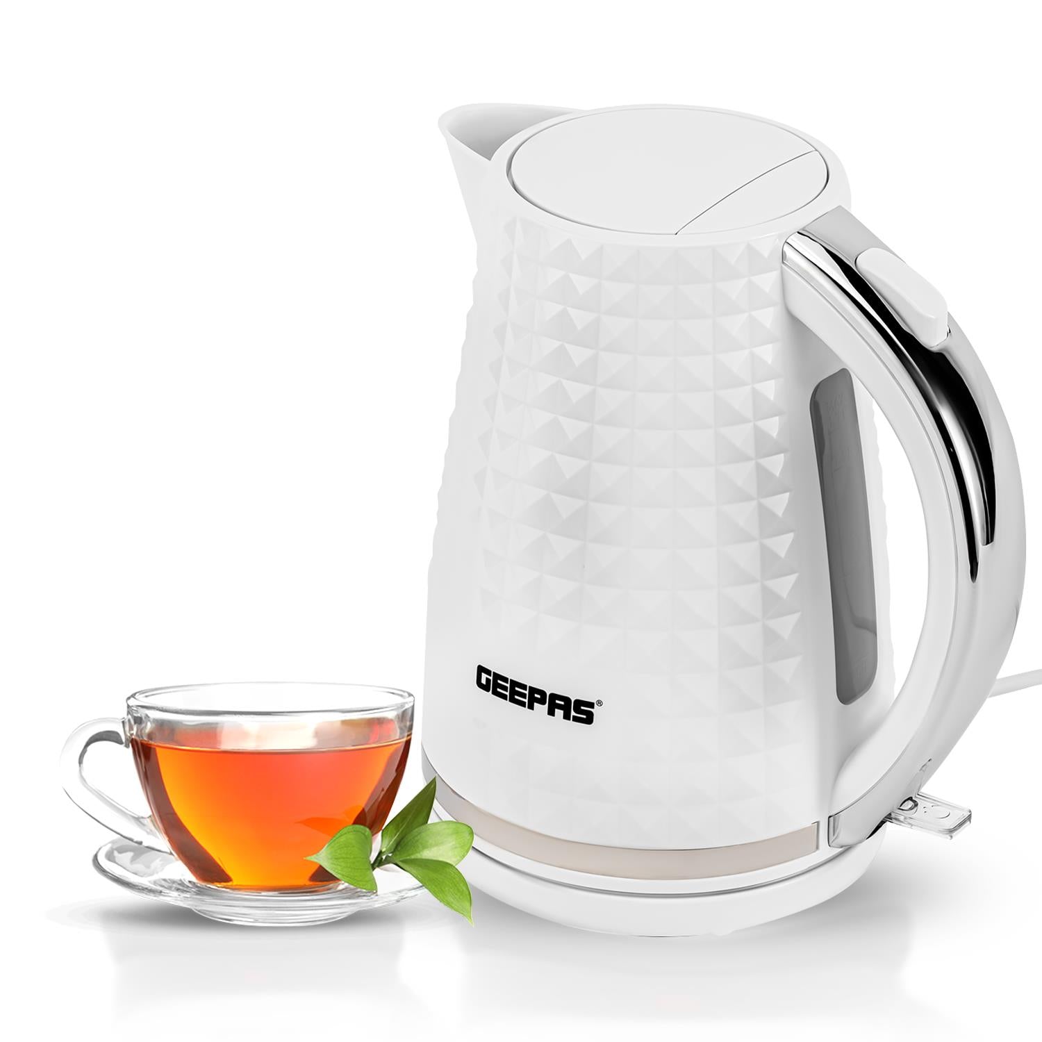 2200W Cordless Electric Jug Kettle with 1.7L Capacity