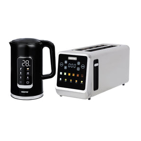 5-In-2 Digital 4-Slice Long Toaster & Digital Electric Kettle Set