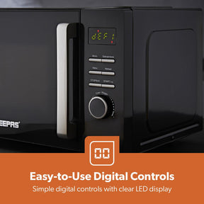 Arcus 23L Digital Microwave Oven, 1.7L kettle & 4-Slice Toaster Set