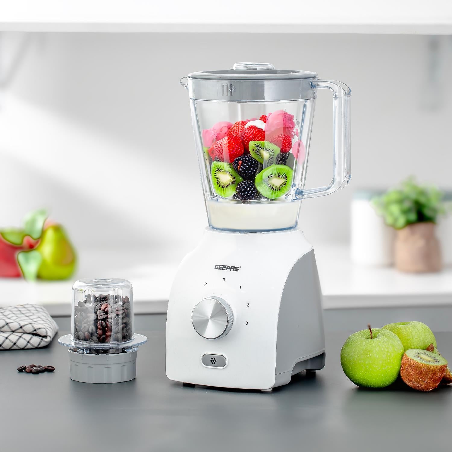 600W Dual-Purpose Food Jug Blender With 1.5L Jar