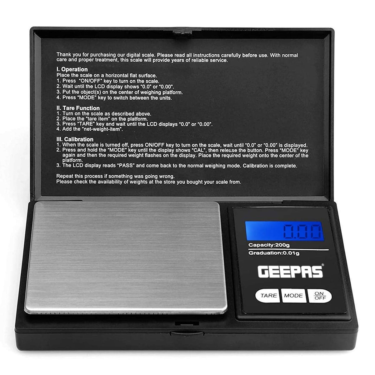 Portable Digital Scales 200g 0.01 g Mini Pocket Scale