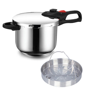 6L Stainless Steel Pressure Cooker With Quick Pressure Release