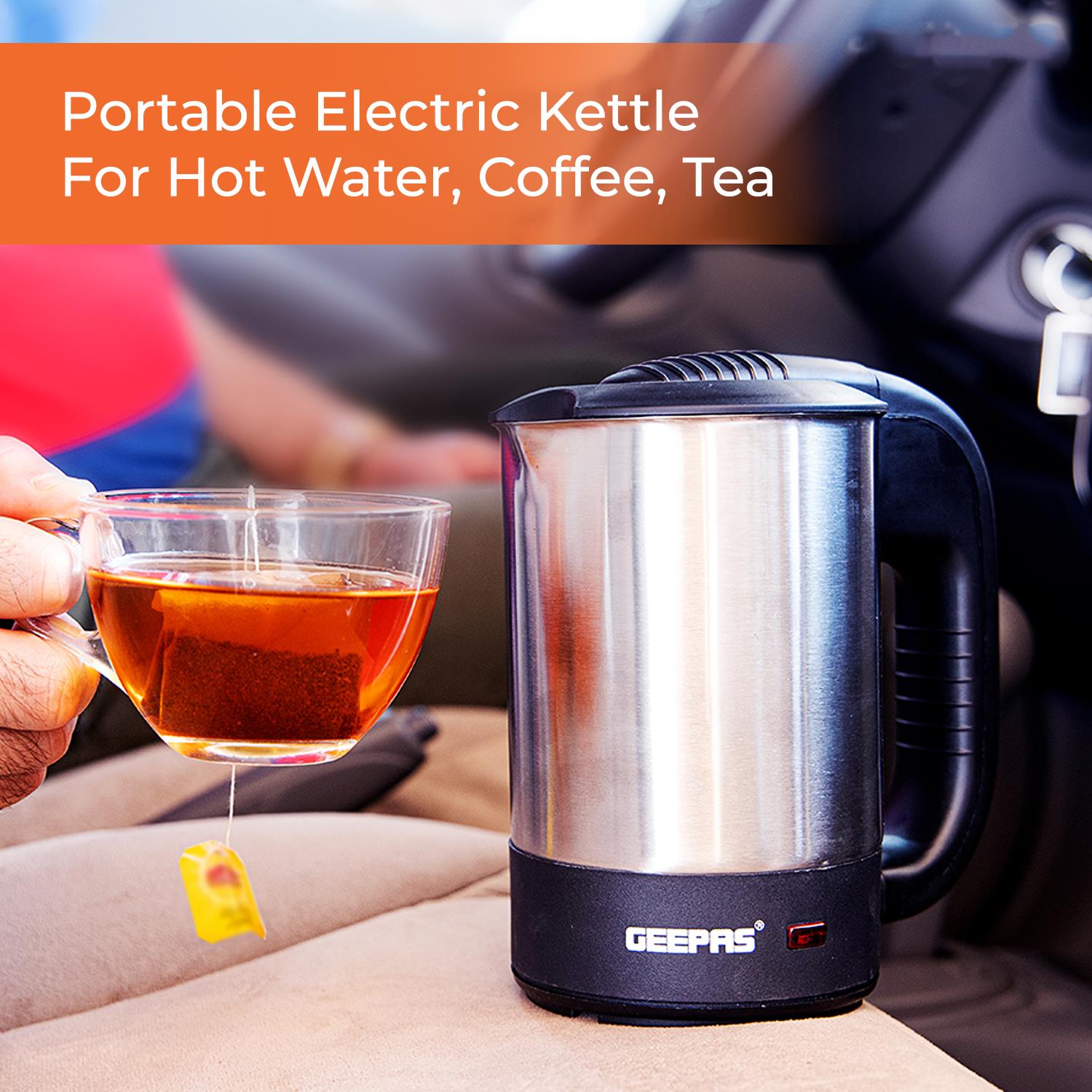 24V Car Travel Kettle 500ML Caravan Portable