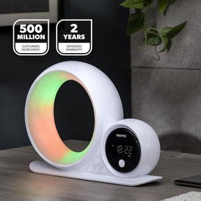 3-In-1 Bedside Desk Lamp, Bluetooth Speaker, Alarm Clock