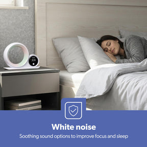 3-In-1 Bedside Desk Lamp, Bluetooth Speaker, Alarm Clock