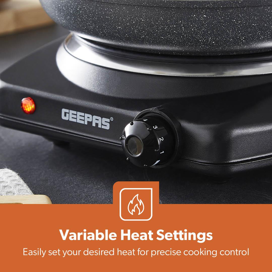 1200W Black Single Portable Ceramic Electric Hot Plate
