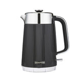 Black Arcus 1.7L Electric Kettle Rapid Boil Cordless Jug Kettle