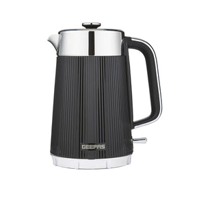 Black Arcus 1.7L Electric Kettle Rapid Boil Cordless Jug Kettle