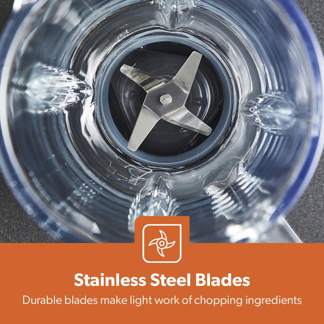 700W Retro Electric Glass Blender and Smoothie Maker