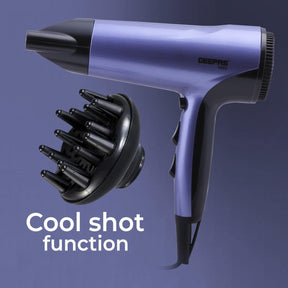 1800W Ionic Hair Dryer with Diffuser and Concentrator