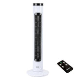 32-Inch Oscillating Tower Fan with 3 Speed Settings and Remote Control