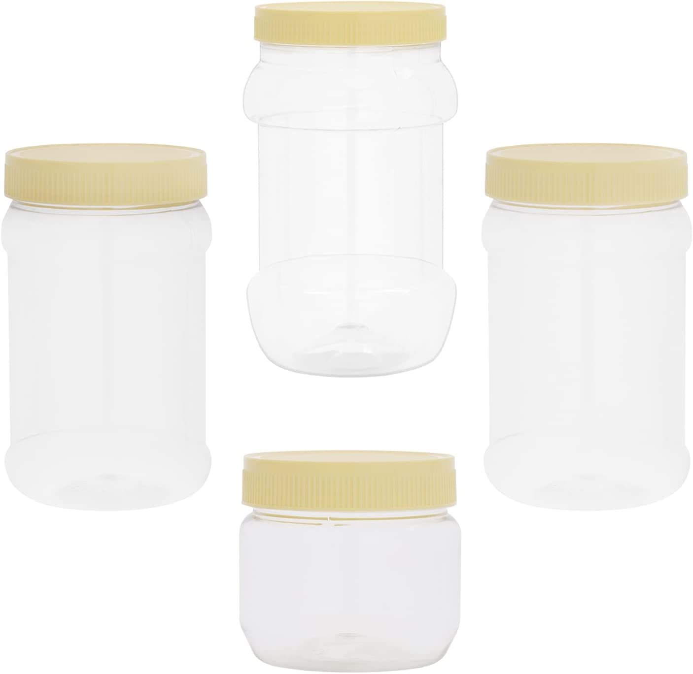 Set Of 4 Refillable Air-Tight Storage Containers