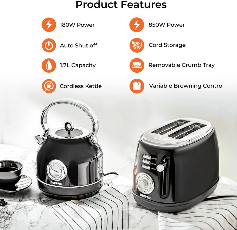 Kettle, Toaster, Sports Blender and Toastie Maker Bundle | Geepas UK