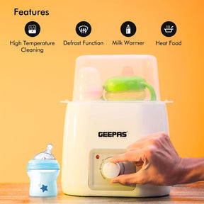 150W Multifunction Baby Bottle Warmer, Baby Food & Milk Warmer Baby Products Geepas | For you. For life. 