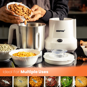 Food Processor Wet & Dry Grinder Coffee Accessories Geepas | For you. For life. 
