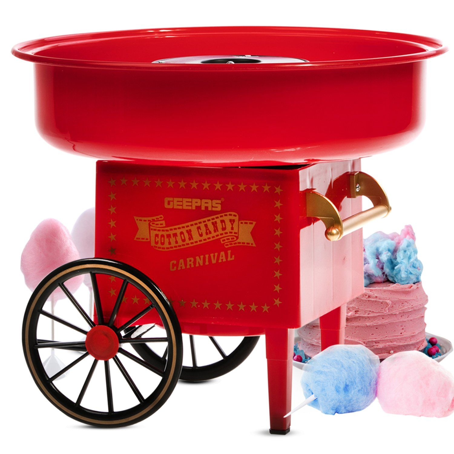 500W Cotton Candy Maker for Birthdays, Parties and Celebrations Candy Maker Geepas | For you. For life. 