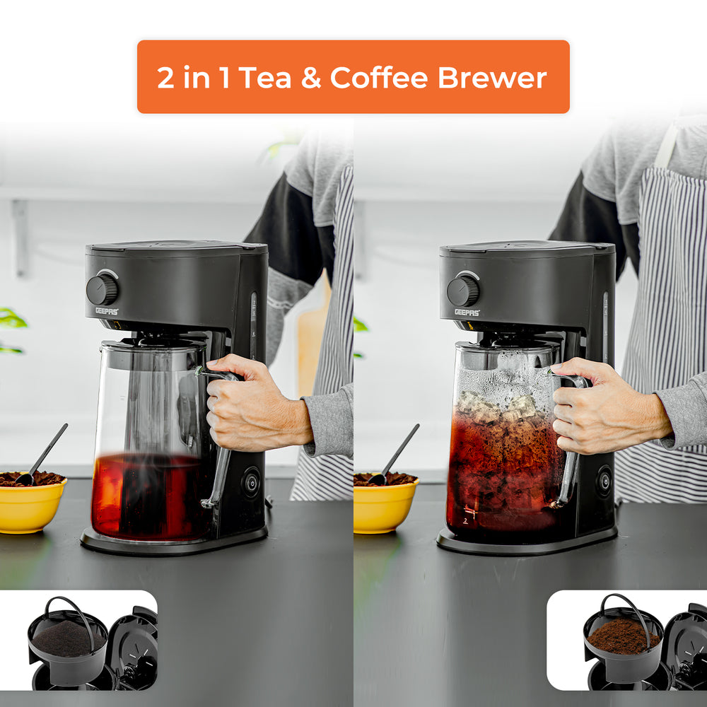2.5L Iced Tea and Iced Coffee Machine With Strength Control | Geepas